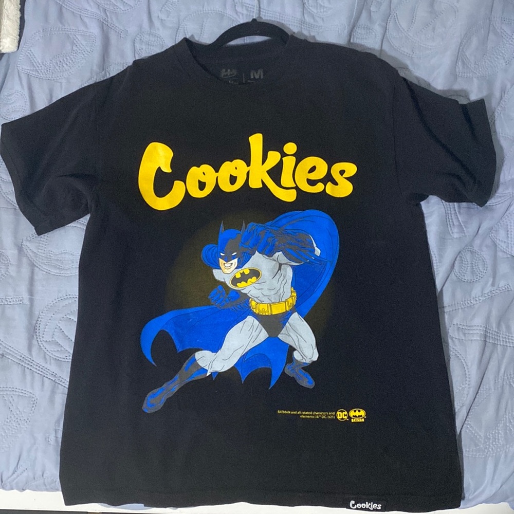 Cookies Batman’s shirt